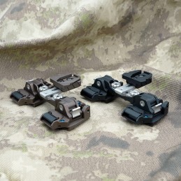 KVC RQE ブリッジユニバーサルデュアルブリッジ軽量ナイトビジョン PVS-14 MINI-NEAS 完璧なマウント CNC 金属アルミニウム製|SPECPRECISIONNVG マウントとシュラウド