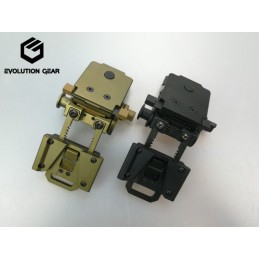 에볼루션기어 L4G24 NVG 마운트 레플리카, 검정색,SPECPRECISIONNVG 마운트 및 슈라우드
