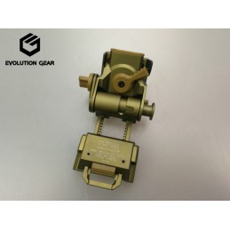 L4G24 헬멧 NVG 마운트(PVS-14 암 포함) 전술 NVG 마운트 콤보(Oirignal 표시 포함),SPECPRECISIONNVG 마운트 및 슈라우드