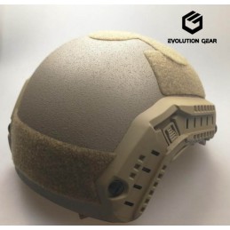 에볼루션기어 마리타임 헬멧 + Exfil 익스텐션&라이너 시스템, TAN499,SPECPRECISION TACTICAL GEAR전술 헬멧