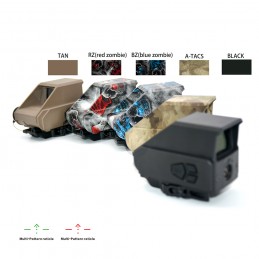 Meprolight MEPRO O2 Réplica de mira de ponto vermelho e verde para airsoft