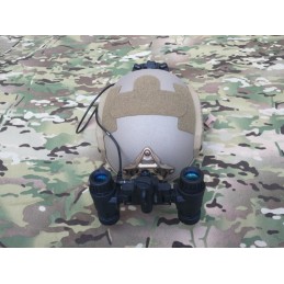 헬멧 장착용 야간 투시경 시스템 (더미), 다크 어스 색상,SPECPRECISION TACTICAL GEAR전술 헬멧