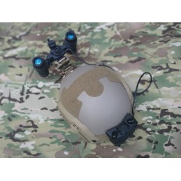 Sistema simulado de visión nocturna para casco Dark Earth