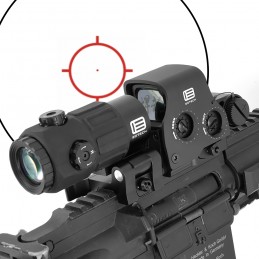 HOLY WARRIOR EXPS3-0 G45 5X Büyüteçli Kombo Çoğaltma Rengi Siyah/FDE/A-TACS