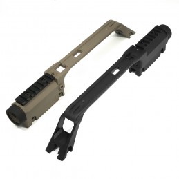 G36 Alça de transporte com luneta 3.5x e trilho superior alto para airsoft