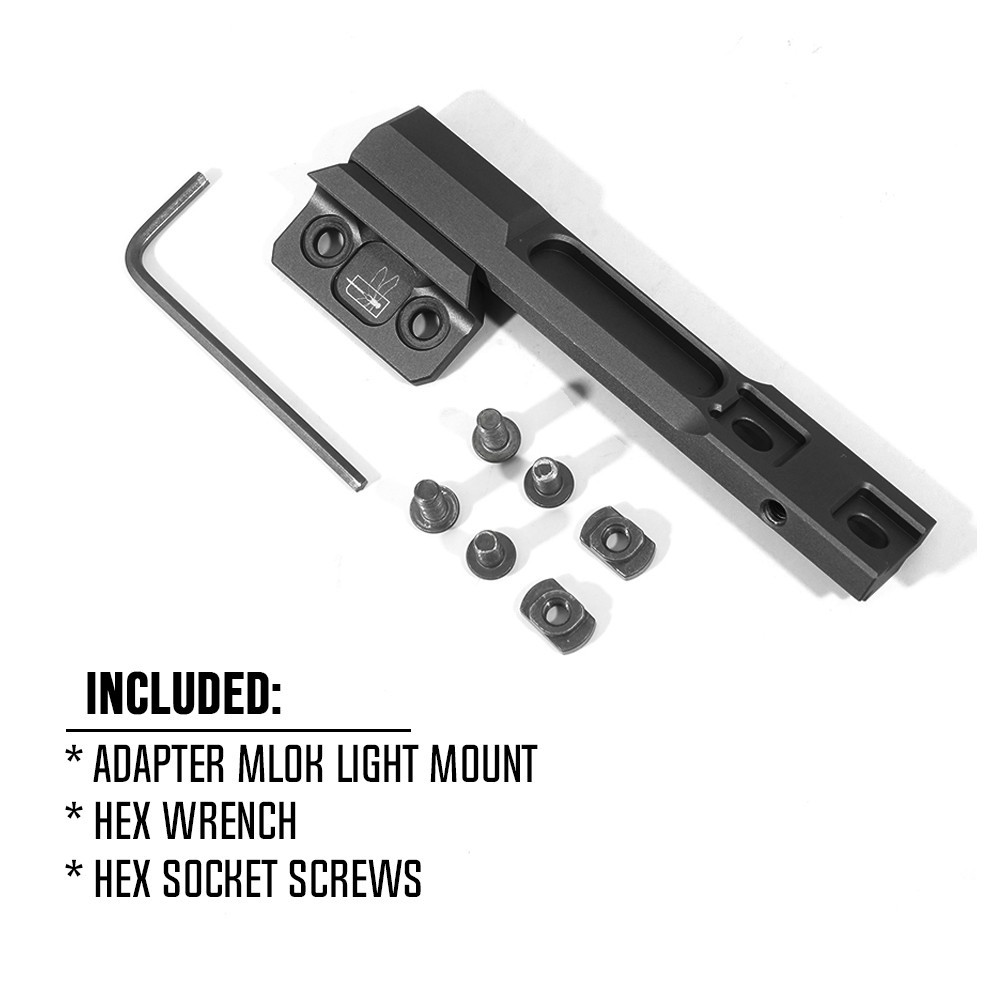THORNTAIL2 Lange MLOK-KEYMOD-Leuchtenmontage für Surefire M600 M300 THORNTAIL2 Lange MLOK-KEYMOD-Leuchtenmontage für Surefire M600 M300
