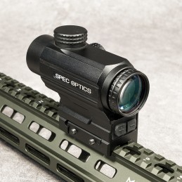 SPEC OPTICS SPS2-0 Visor de punto rojo y verde 1x25 mm, negro
