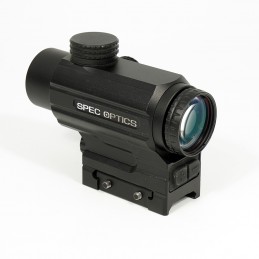 SPEC OPTICS SPS2-0 Viseur à point rouge et vert 1x25 mm, noir