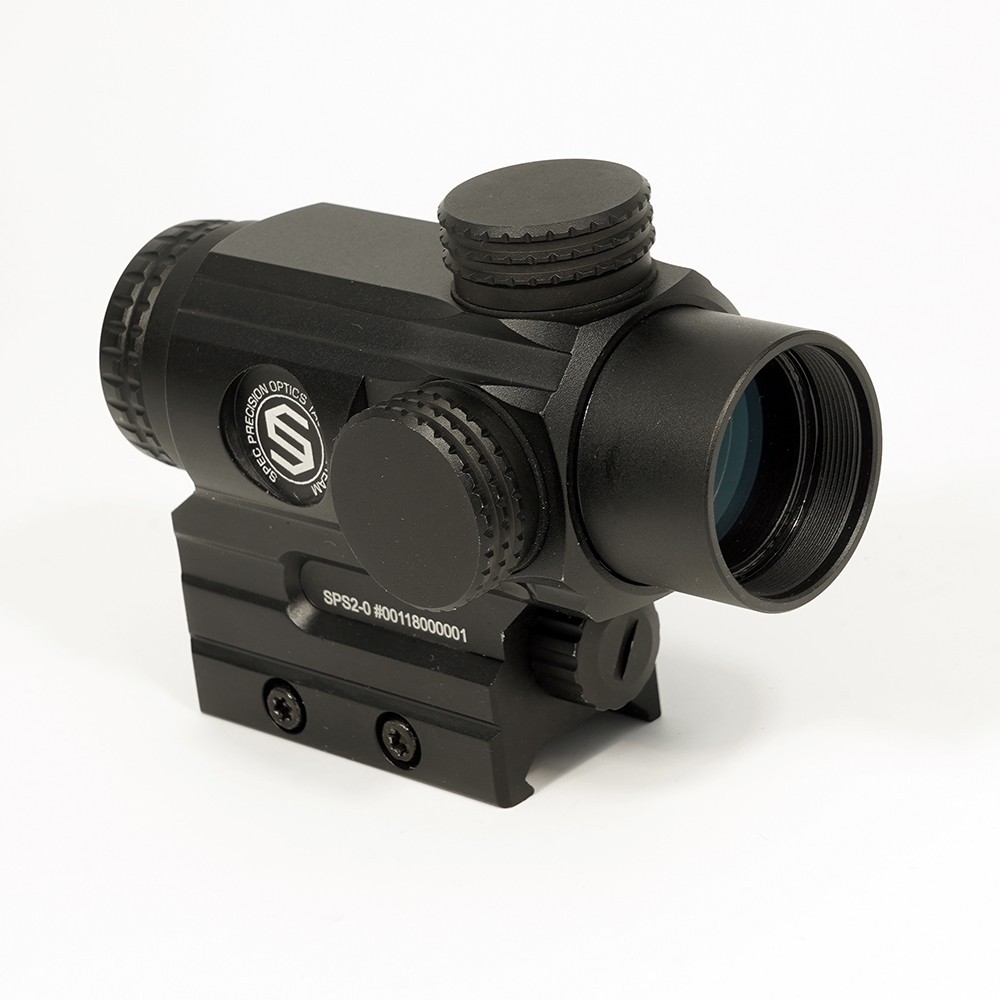 SPEC OPTICS SPS2-0 Visor de punto rojo y verde 1x25 mm, negro