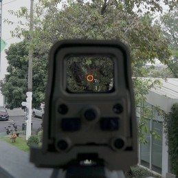 Nuevo 2023 Visor holográfico 553 SU-231/PEQ con marcajes MIL-SPEC y retícula de punto rojo y verde