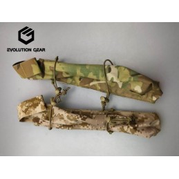 EvolutionGear Para style 9mm double pistol mag pouch MC Color