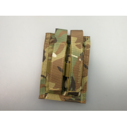 EvolutionGear パラスタイル 9mm ダブルピストル マグポーチ マルチカム
