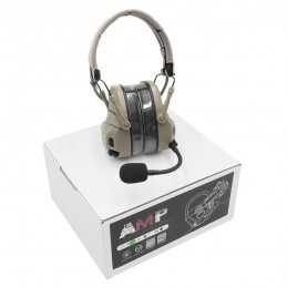 FCS FMA AMP Auricular táctico de comunicación con reducción de ruido para diadema y casco