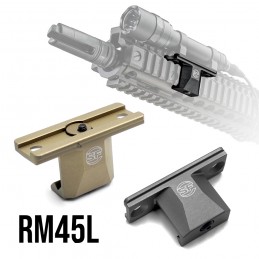 SPECPRECISION Taktik RM45L WeaponLight Dağı Ofset Picatinny Ray Montajı Scout Light WeaponLights AR15 Avcılık Aksesuarı