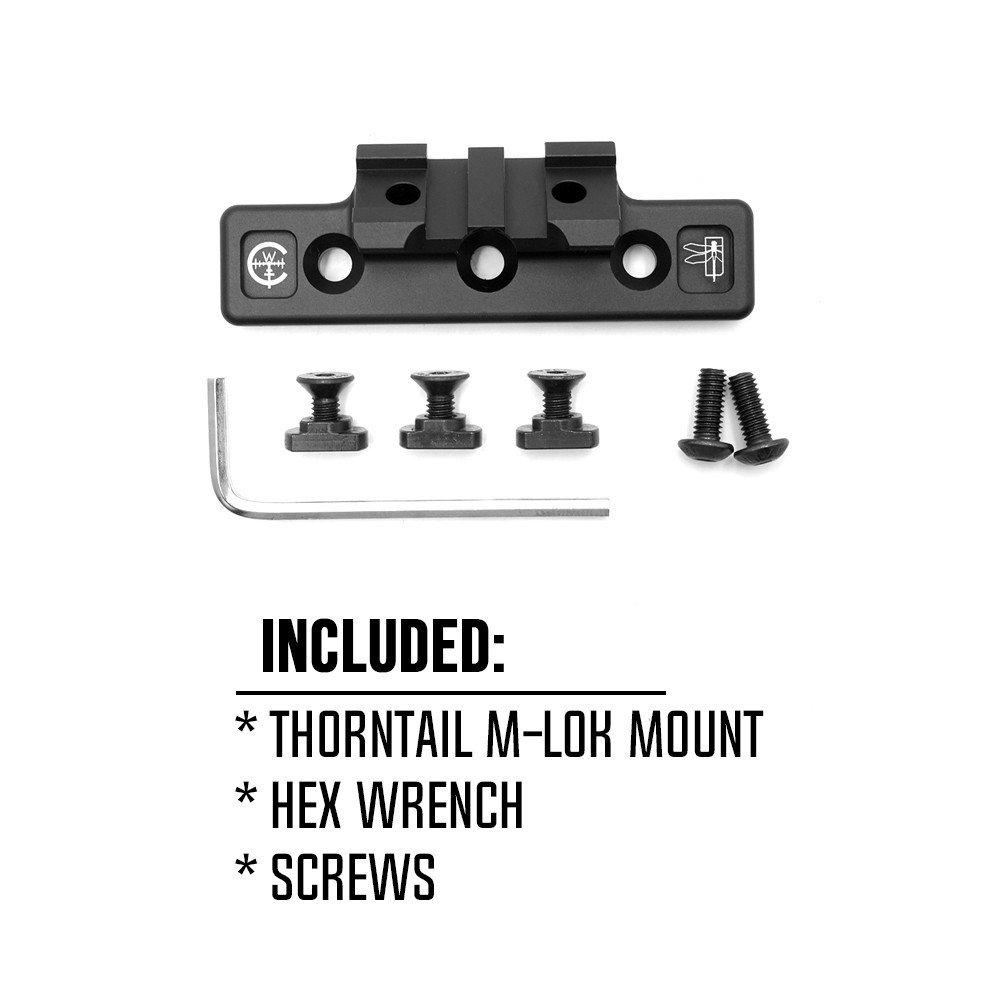 THORNTAIL KeyMod M-LOK Montage de lampe adaptable déporté THORNTAIL KeyMod M-LOK Montage de lampe adaptable déporté