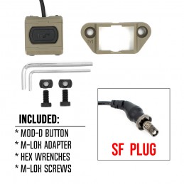 タクティカル スイッチ Modlite ModButton Lite – Surefire/Crane/Modlite および MLOK アダプター|SPECPRECISIONスイッチ タクティカル スイッチ Modlite ModButton Lite – Surefire/Crane/Modlite および MLOK アダプター|SPECPRECISIONスイッチ