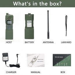 Baofeng AN /PRC 152 Taktisches VHF/UHF-Sprechfunkgerät mit U94 PTT