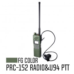 Baofeng AN /PRC 152 Rádio tático bidirecional VHF/UHF com PTT U94