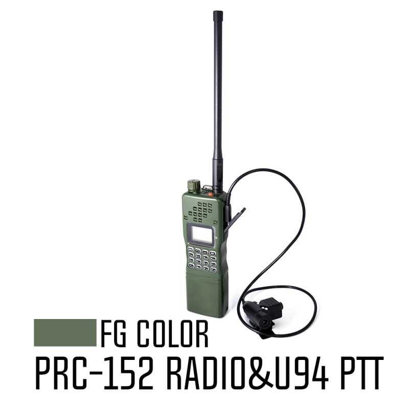 보풍 AN/PRC 152형 VHF/UHF 양방향 무선, U94 PTT 전술 이어폰 포함,SPECPRECISION TACTICAL GEAR전술 무전기