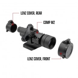 New M2 1X32mm 4MOA Red Green Dot Sight Replica