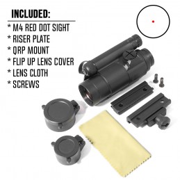 SWAMPDEER Optics HD 511A Red Dot Sight 2MOA & 35MOA Dot Size with Picatinny Mount For AR15 Hunting Accessories