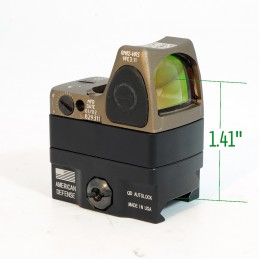 RMR QD レバー Absolute Co-Witness 1.41 インチ高さマウント ライザープレート付き 20mm ピカティニーおよびウィーバーレールに適合|SPECPRECISIONドットサイトマウント RMR QD レバー Absolute Co-Witness 1.41 インチ高さマウント ライザープレート付き 20mm ピカティニーおよびウィーバーレールに適合|SPECPRECISIONドットサイトマウント