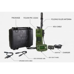 2022 NEW FCS AN/PRC-152 (A) 全金属製通信無線ハンドセット KDU|SPECPRECISION戦術無線