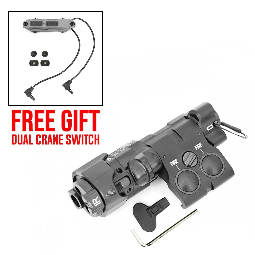 MAWL-C1+ Réplica mejorada de metal CNC para airsoft táctico, láser IR/visible con EC2 en oferta MAWL-C1+ Réplica mejorada de metal CNC para airsoft táctico, láser IR/visible con EC2 en oferta