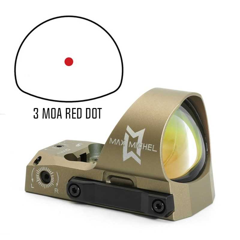 EVOLUTIONGEAR ROMEO3MAX Red Dot Sight FDE Color