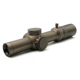 Evolution Gear ATACR 1-8 24mm FFP LPVO Luneta, réplica versão militar FDE