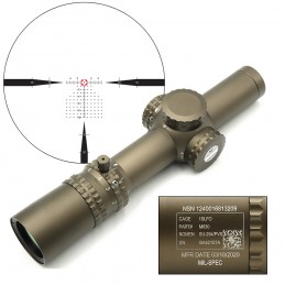 SPECPRECISION Tactical NF NXS 5.5-22X56 SFP MRAD Reticle 30mm Tube RifleScope with Sunshade