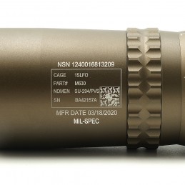エボリューションギア ATACR 1-8 24mm FFP LPVO ライフルスコープ ミルスペック Ver.レプリカ FDE カラーと C1 オフセット マウント コンボ|SPECPRECISION TACTICAL GEARコンボ