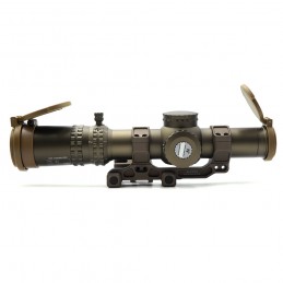 ATACR 1-8 24mm FFP LPVO Riflescope Mil Spec Ver. Replica With C1 Offset Mount And RM Red Dot Sight FDE Color Combo