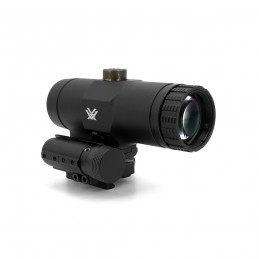 SPECPRECISION Tactical V3XM Optics 3X Red Dot Sight Magnifier with Quick-Release Mount Replica