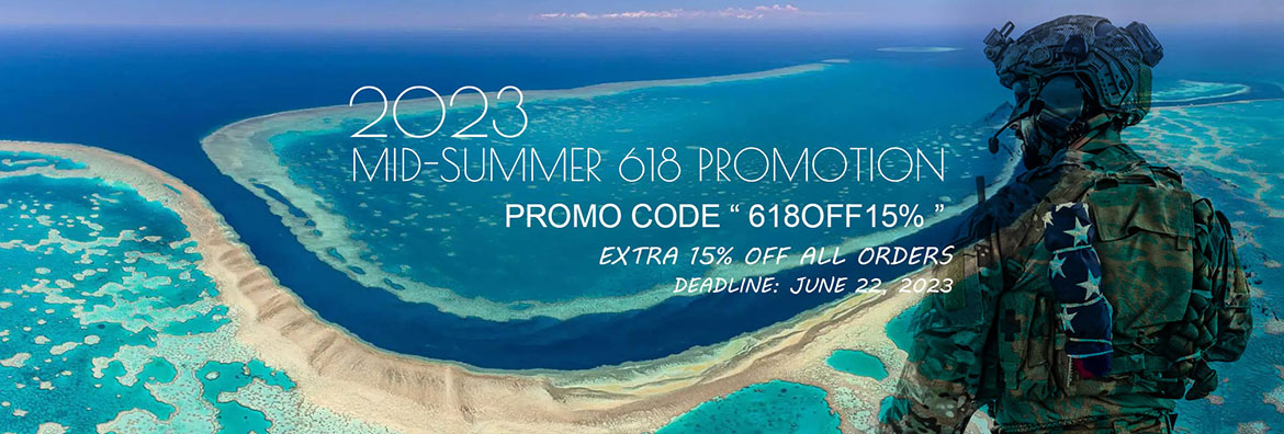 2023 MID-SUMMER 618 PROMOTION.PROMO CODE “ 618OFF15% ”,EXTRA 15% OFF ALL ORDERS,DEADLINE: JUNE 22, 2023