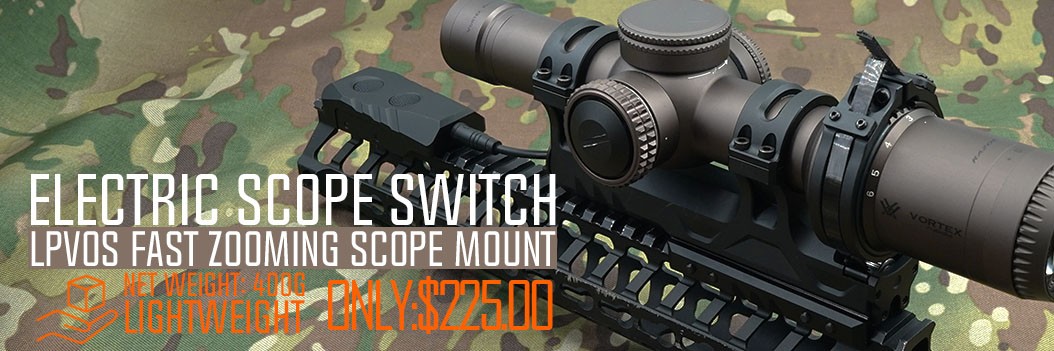 Specprecision Electric Scope Switch LPVOs Fast Zooming Scope Mount
