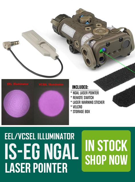 IS-EG NGAL Laser IR Illuminated / VIS Laser Deluxe Ver Hold Zero with 5.56 NATO (.223mm) caliber in stock